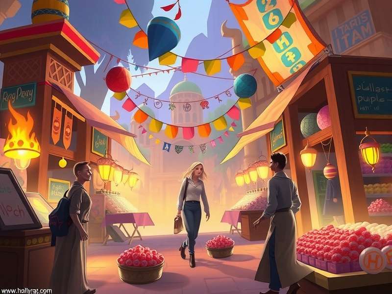 Bazaar Boom Indian Market Visual Bazaar Boom Game Market Scene